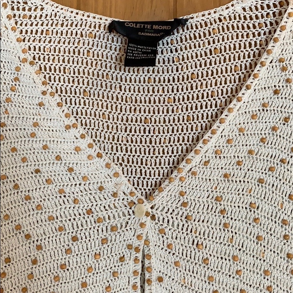 Colette Mordo for Sadimara beaded cardigan Size XL - Picture 2 of 8